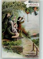 Abend am Rhein Wein 1911