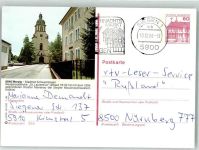 66663 W6640 Merzig Ganzsache Schwemlingen Kirche St. Laurentius