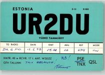 Tallinn Reval 1973 KEINE AK Amateurfunk QSL-Karte