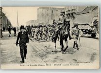 80000 Amiens 1915 Foto AK Feldpost WK I Uniform