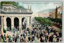 Karlovy Vary Karlsbad Gebrauchsspuren Mühlbrunn-Kolonnade