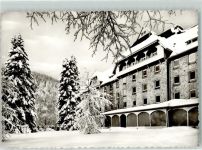 79429 W7841 Marzell Foto AK Sanatorium Luisenheim Winter
