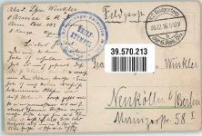 Feldpost WK I 6.Res.Div. Russisch-polnische Bauernhöfe Motiv Polen 1916