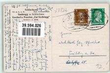 79859 W7826 Seebrugg - Gasthaus Pension Bahnpost Zug 1936