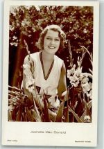 Mac Donald, Jeanette Ross-Verlag 5541/1 Blumen Gladiolen Filmschauspieler Foto AK