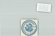 O6820 Rudolstadt Fürstlich Schwarzb. Rudolfstädtische Gendarmerie Polizei Siegelmarke