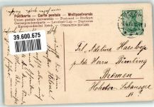 Vögel Blumen Lithographie Pfingsten 1911 Prägedruck