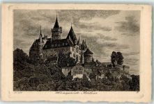 O3700 Wernigerode Schloss Radierung 1917