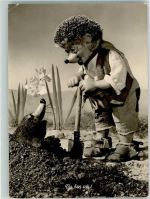 Da bin ich! Mecki begrüßt den Maulwurf August Gunkel Nr.86 Mecki 1962 Gebrauchsspuren