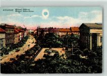 Budapest 1917 - Mehmed Sultan Straße Denkmal Straßenbahn