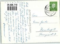 65307 W6208 Bad Schwalbach 1960 - Hotel Golf- Cafe Kurhaus Landkarte