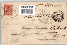 Alger Algier 1902 - Gasse rue Porte -Neuva