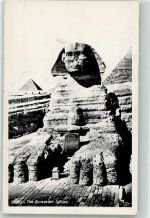 Kairo Cairo 1959 Foto AK Denkmal Sphinx