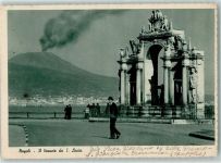 80100 Napoli 1939 - Vesuv Denkmal S. Lucia