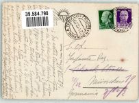 80100 Napoli 1939 - Vesuv Denkmal S. Lucia