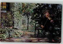 Connoisseur Geigen im Mondschein Serie Guillery Franz No. 1265 Tucks Künstlerkarte