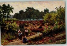 Bauern Landschaft Gerstenhauer, J. G. 1913 Künstlerkarte