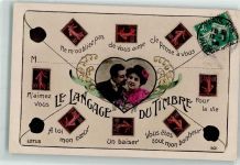 Liebespaar Maiglöckchen Briefmarkensprache