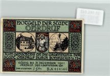 99885 O5807 Ohrdruf 1921 Notgeldschein 50 Pfennig B. No. 010566