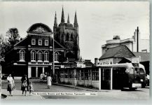 Birmingham 1965 Foto AK The Assembly Rooms Bus - Bahnhof Tamworth