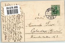 Glückwunsch Schwalben Vergissmeinnicht Maiglöckchen M.S.i.B. 1106 Geburtstag 1915 Prägedruck