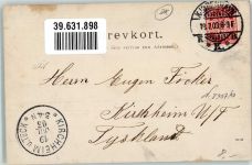 Kopenhagen København 1903 Foto AK Ort lt. Stempel