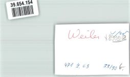 88171 W8999 Weiler-Simmerberg FOTO KEINE AK Kirche Ort handschriftlich Foto Original aus Archiv eines Ansichtskartenverlags