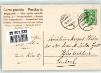 Küken Weidekätzchen Veilchen Eier Korb Ostern 1908 Prägedruck