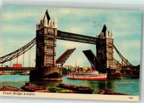 London 1969 - Tower Bridge Motorschiff