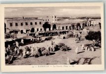 Kairouan Foto AK Marktszene La Grande Place