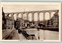 29600 Morlaix 1940 - Viaduct Le Bassin Dampfschiff Strec Unc