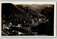 Karlovy Vary Karlsbad 1940 Foto AK Cafe Posthof