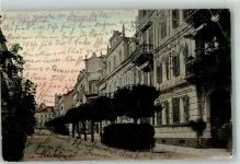 Frantiskovy Lazne Franzensbad 1903 Gebrauchsspuren Neuquellstrasse Hotel Prinz von Preußen