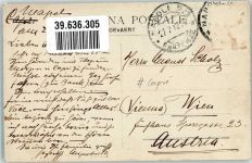 80100 Napoli - Ort handschriftlich