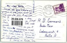 Pitesti Pitesk 1960 - Muntii Fagarasulu Ort lt. Stempel