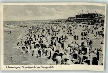 2491 Scheveningen Den Haag 1941 Foto AK Schwimmbad Strand Hotel Oranje