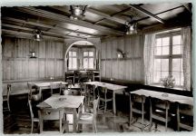 58762 W5990 Dahle , Kr Altena, Westf FOTO KEINE AK Kohlberghaus Hotel Gastraum Ort handschriftlich Foto Original aus Archiv eines Ansichtskartenverlags