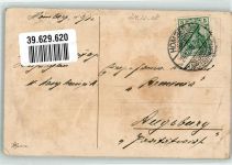 Kinder Mistelzweige DO Nr.10715 Weihnachten 1908 Gebrauchsspuren