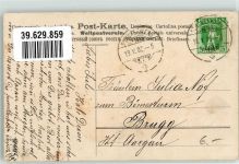 Spruch M.S.i.B. Nr.380 Maiglöckchen 1908 Prägedruck