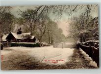 London Winter Old Toll Gate Dulwich