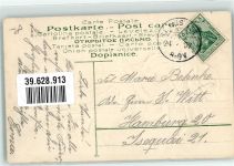 Alpenveilchen 1904 Prägedruck
