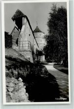 86720 W8860 Nördlingen Foto AK Wehrgang Turm Treppe Mauer