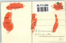 86609 W8850 Donauwörth Gebrauchsspuren Ort handschriftlich