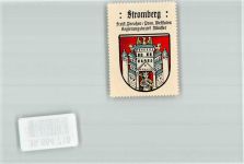 59302 W4740 Stromberg , Westf Vignette Wappensammelmarke Kaffee Hag Nr. 34