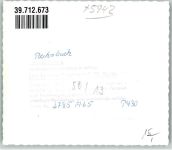 57399 W5942 Rahrbach FOTO KEINE AK Foto Original aus Archiv eines Ansichtskartenverlags Vogelschau Striche auf der Bildseite Ort handschriftlich