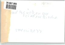 97769 W8788 Bad Brückenau FOTO KEINE AK Foto Original aus Archiv eines Ansichtskartenverlags Friedenskirche Ort handschriftlich