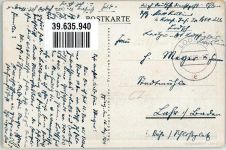 Litzmannstadt Lódz 1939 Gebrauchsspuren Freiheitsplatz Denkmal Feldpost WK II
