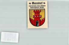 48231 W4410 Warendorf Vignette Wappensammelmarke Kaffee Hag Nr. 38