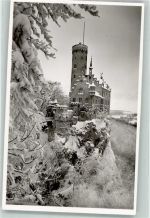 72805 W7414 Lichtenstein , Württ - Winter Schloss Lichtenstein