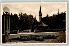 79312 W7830 Emmendingen Foto AK Stadtgarten Kirche